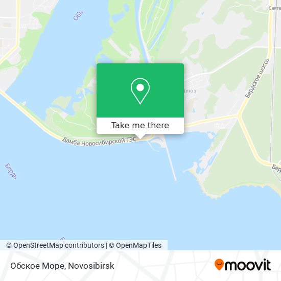 Обское Море map