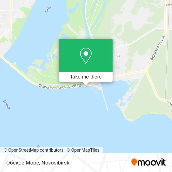 Обское Море map