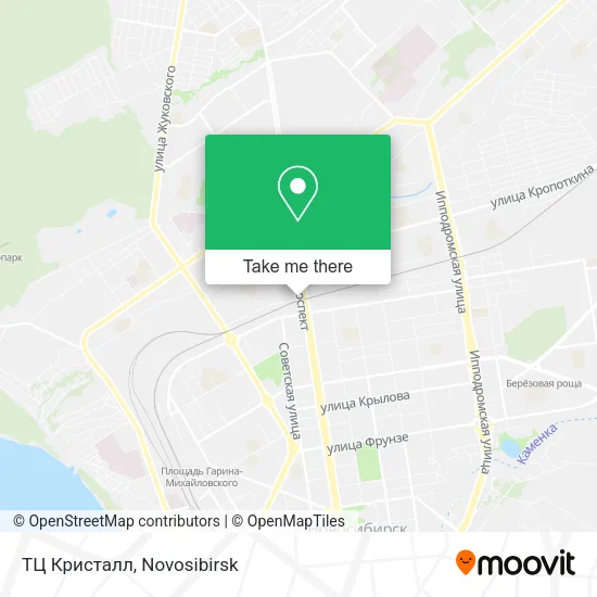 ТЦ Кристалл map