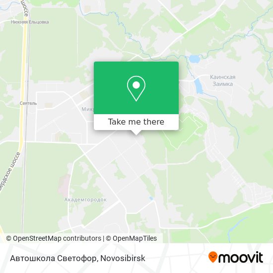 Автошкола  Светофор map