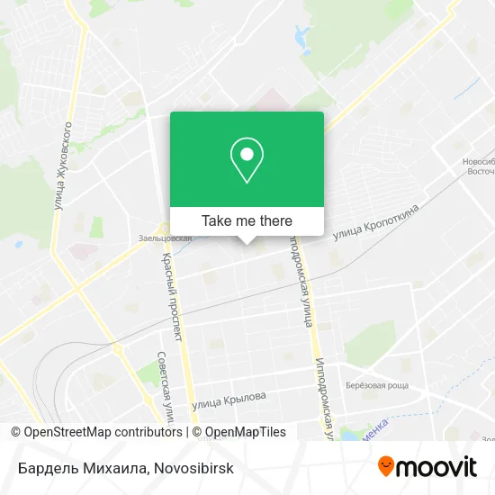 Бардель Михаила map