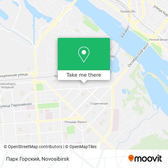 Парк Горский map