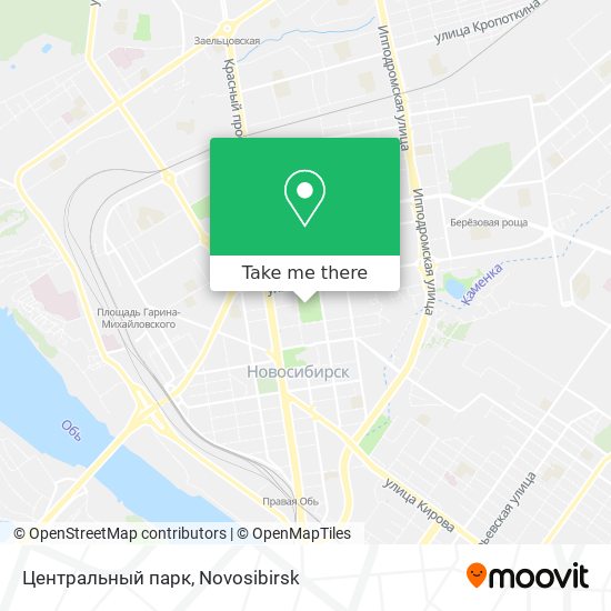 Центральный парк map