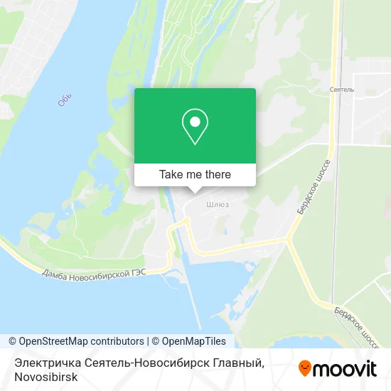 Электричка Сеятель-Новосибирск Главный map