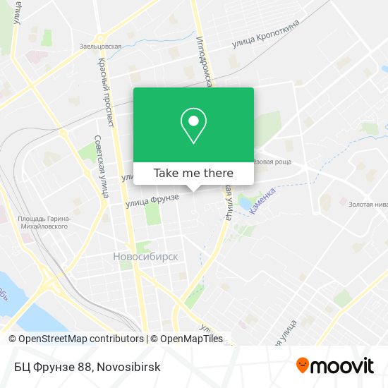 БЦ Фрунзе 88 map