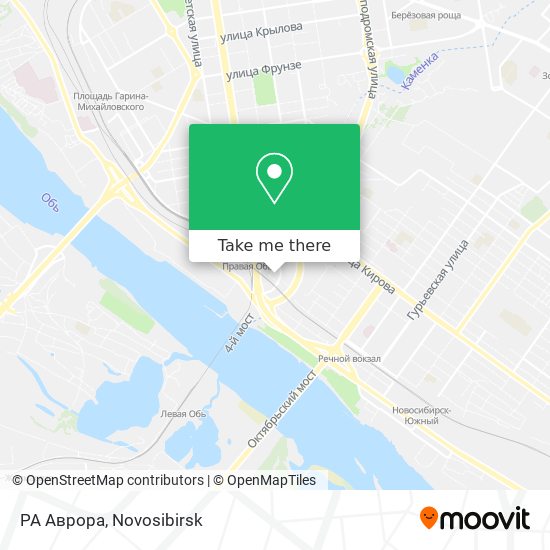 РА Аврора map