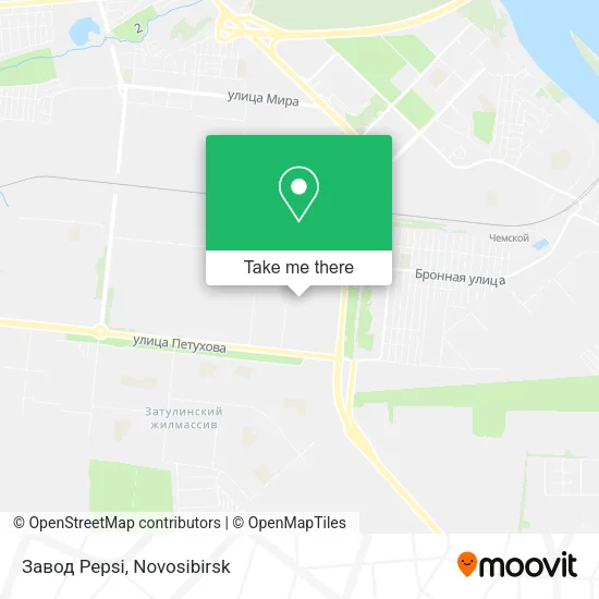 Завод Pepsi map