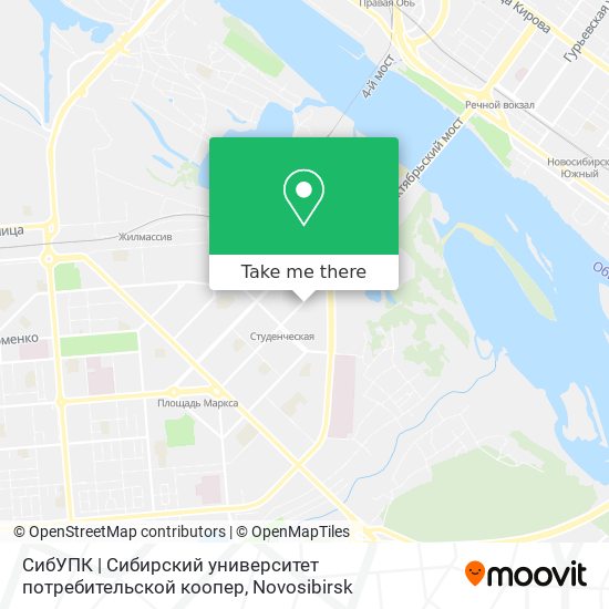 СибУПК | Сибирский университет потребительской коопер map
