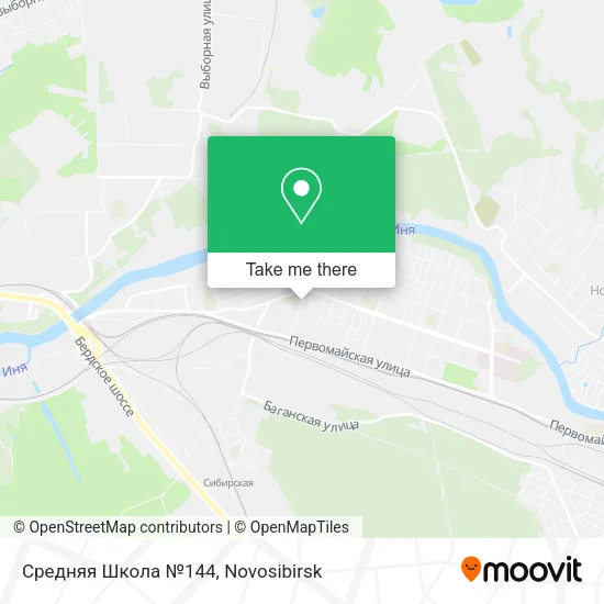 Средняя Школа №144 map
