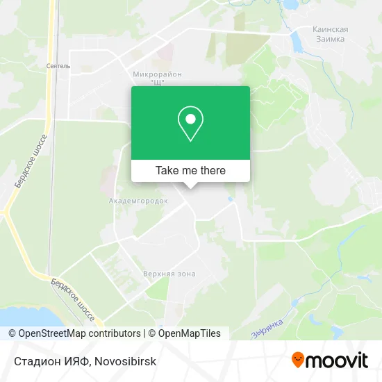 Стадион ИЯФ map