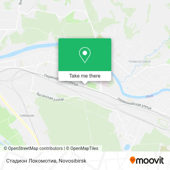 Стадион Локомотив map