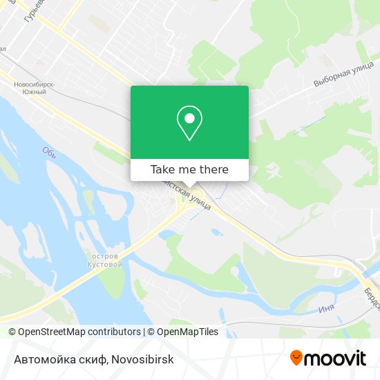 Автомойка  скиф map