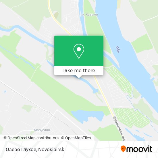 Озеро Глухое map