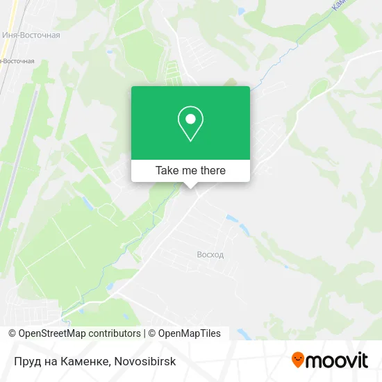 Пруд на Каменке map
