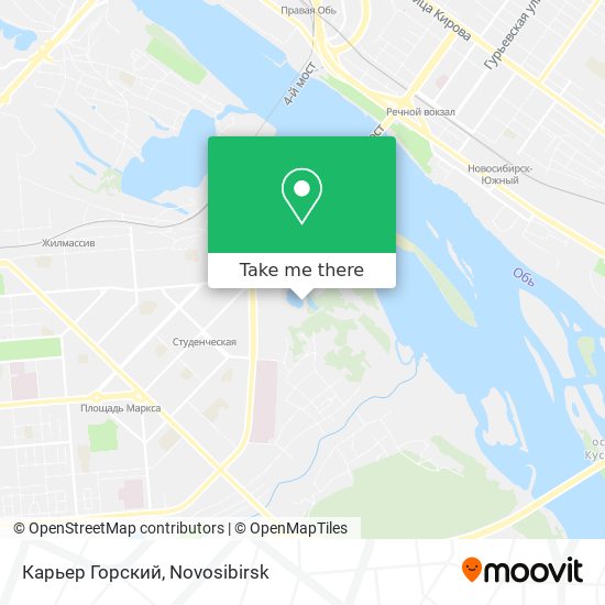 Карьер Горский map