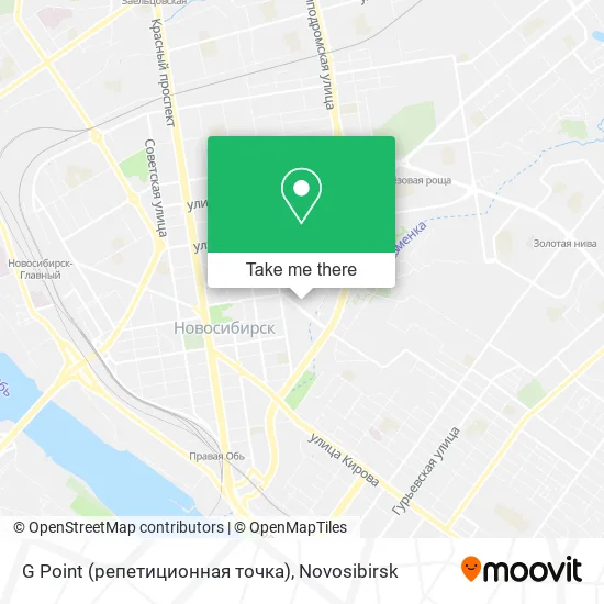 G Point (репетиционная точка) map