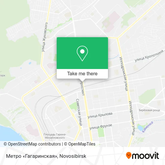 Метро «Гагаринская» map