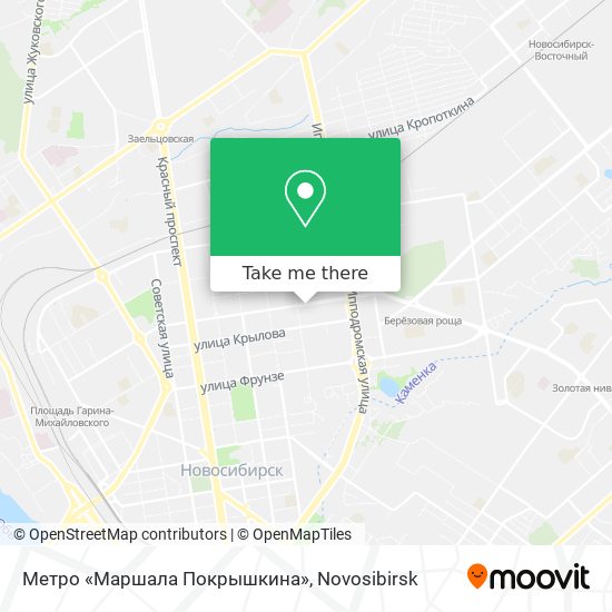 Метро «Маршала Покрышкина» map