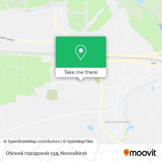 Обской городской суд map