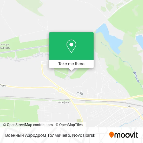 Военный Аэродром Толмачево map