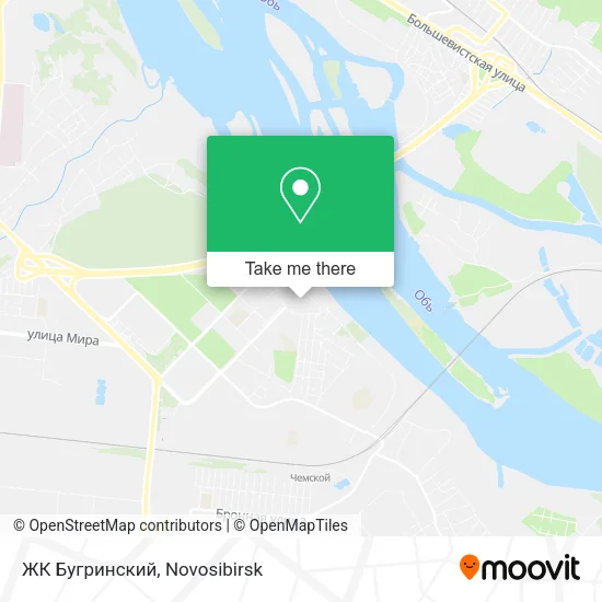 ЖК  Бугринский map