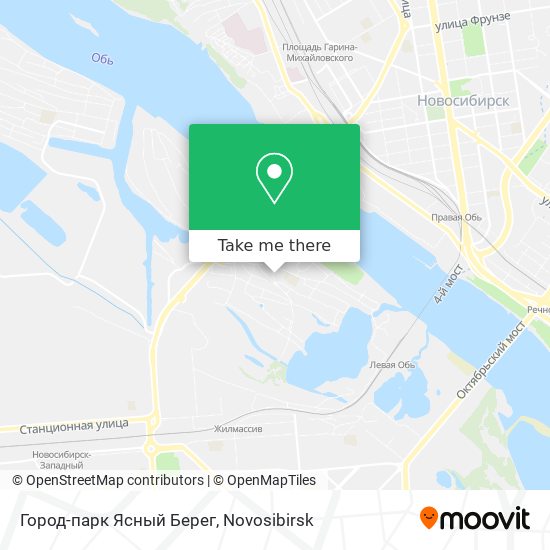 Город-парк  Ясный Берег map