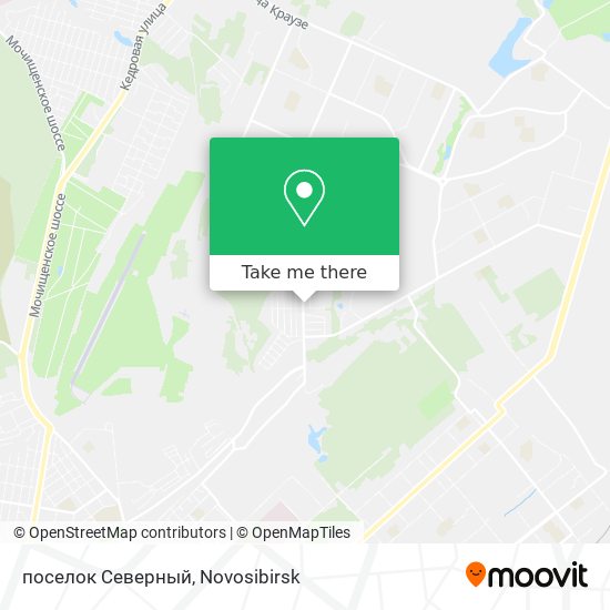 поселок Северный map