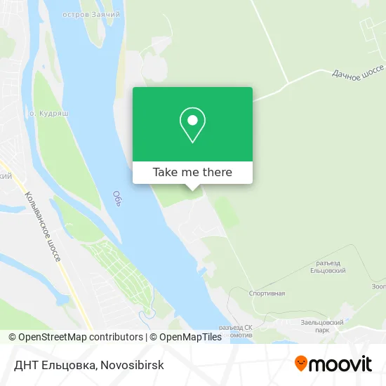 ДНТ  Ельцовка map