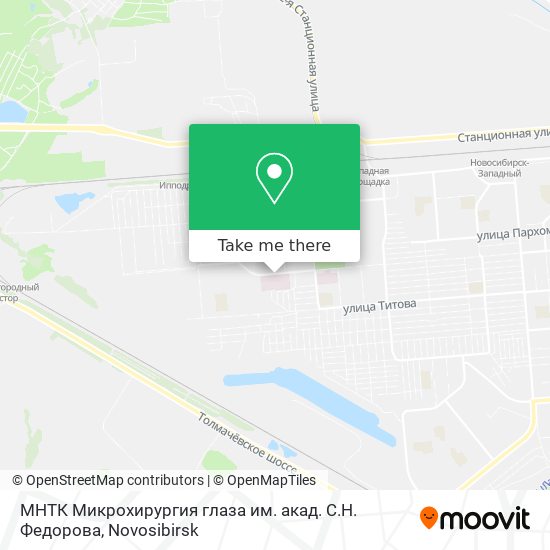 МНТК Микрохирургия глаза им. акад. С.Н. Федорова map