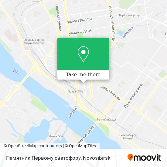Памятник Первому светофору map