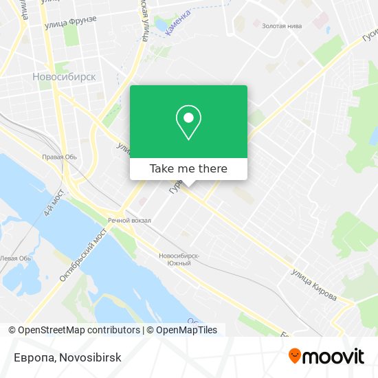 Европа map