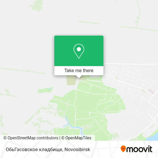 ОбьГэсовское кладбище map