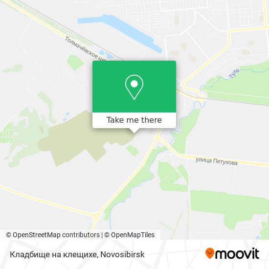 Кладбище на клещихе map