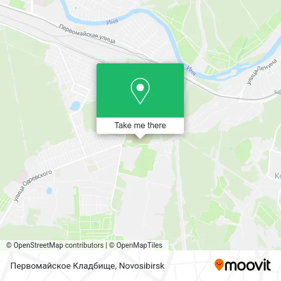 Первомайское Кладбище map