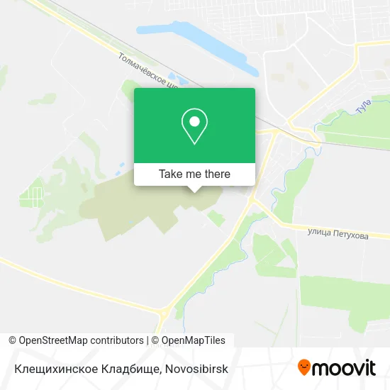 Клещихинское Кладбище map