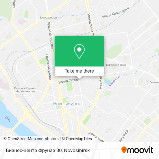 Бизнес-центр Фрунзе 80 map