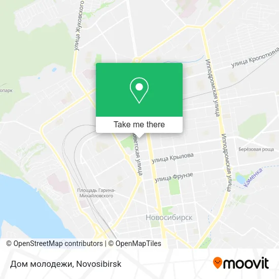 Дом молодежи map