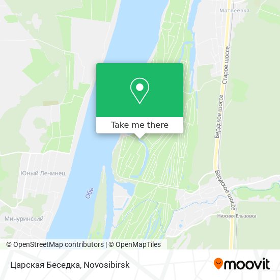 Царская Беседка map