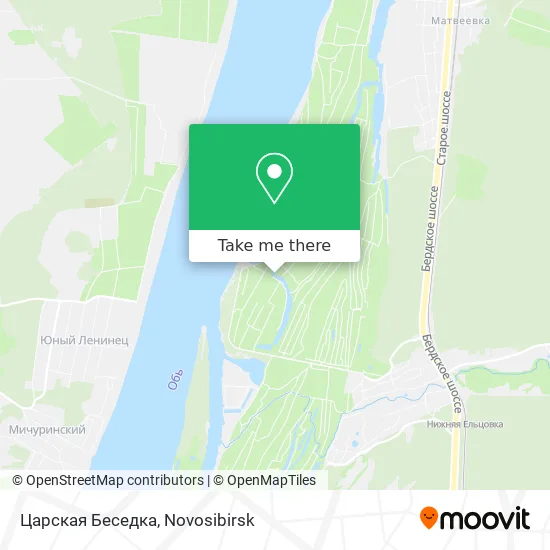 Царская Беседка map