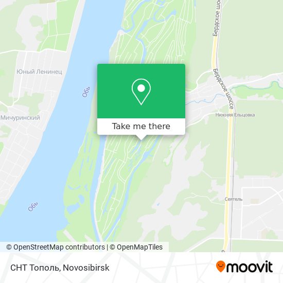 СНТ Тополь map