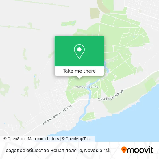 садовое обшество Ясная поляна map