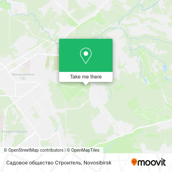 Садовое общество  Строитель map
