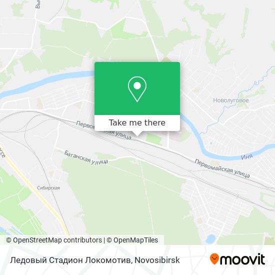 Ледовый Стадион Локомотив map