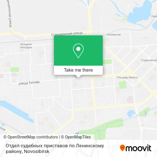 Отдел судебных приставов по Ленинскому району map
