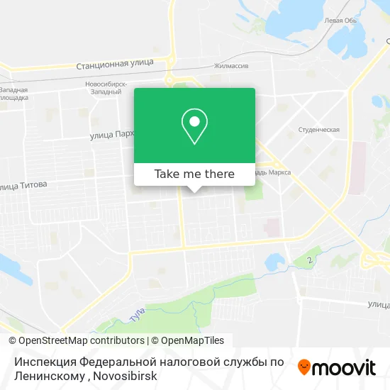 Инспекция Федеральной налоговой службы по Ленинскому map