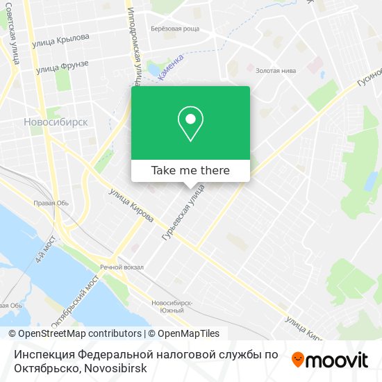Инспекция Федеральной налоговой службы по Октябрьско map
