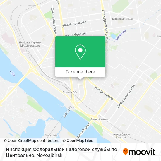 Инспекция Федеральной налоговой службы по Центрально map