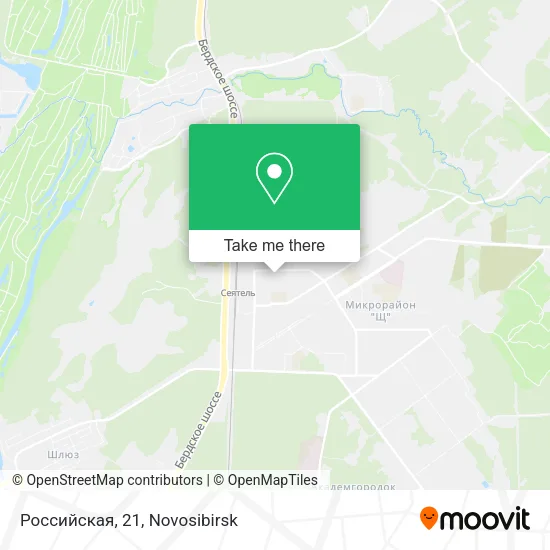 Российская, 21 map