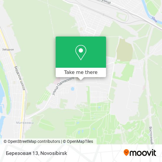 Березовая 13 map