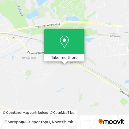 Пригородные просторы map